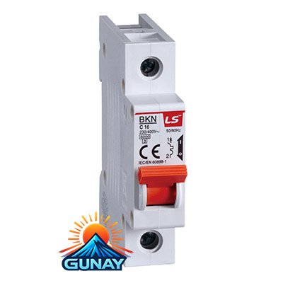 کلید مینیاتوری تک پل ( تک فاز ) 50 آمپر LS