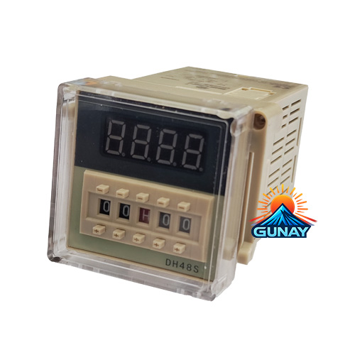 تایمر تابلویی مولتی رنج 8 پایه دیجیتال تک زمانه مدل DH48S-2Z