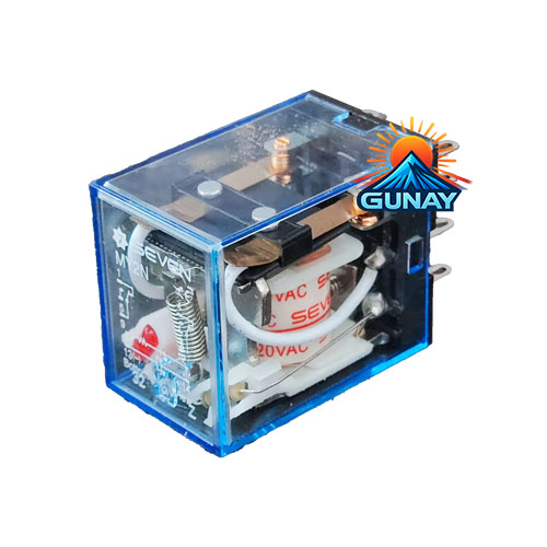 رله 8 پایه کتابی مدل MY2N بوبین 220VAC سون الکتریک
