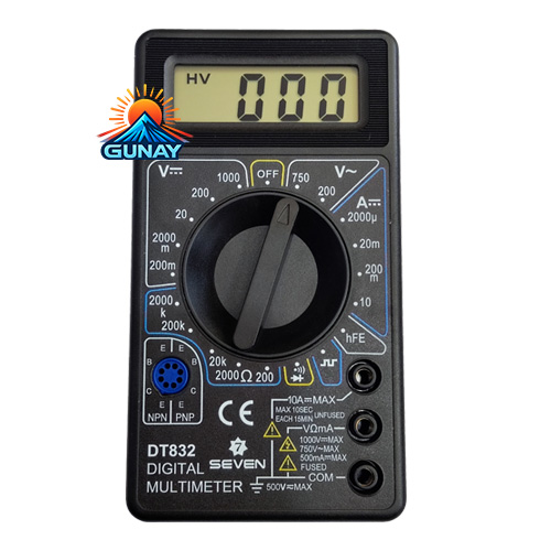 مولتی متر دیجیتال مدل  dt832 سون الکتریک