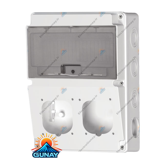 جعبه توزیع 032-24005 پارسا (  مناسب برای نصب 2 سوکت سه فاز 32 + 2 پریز )