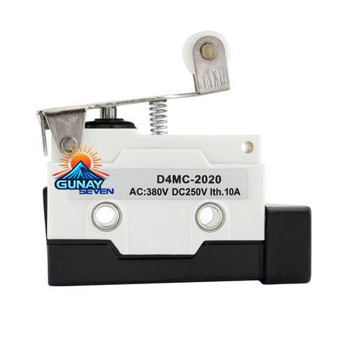 میکروسوئیچ کاور دار اهرم کوتاه قرقره دار مدل D4MC2020 سون الکتریک