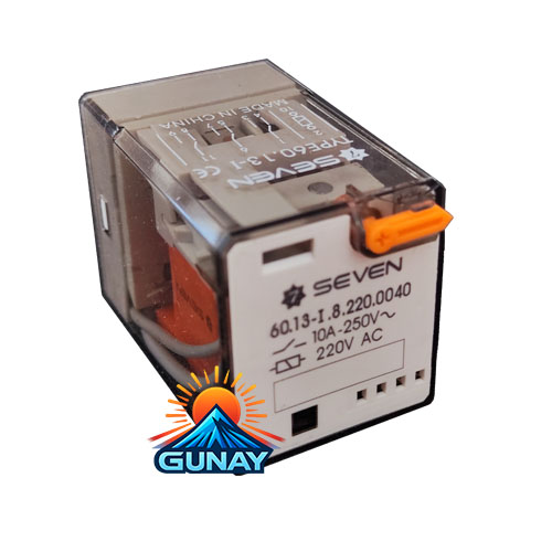 رله 11 پایه مدل 6013 بوبین 220VAC سون الکتریک